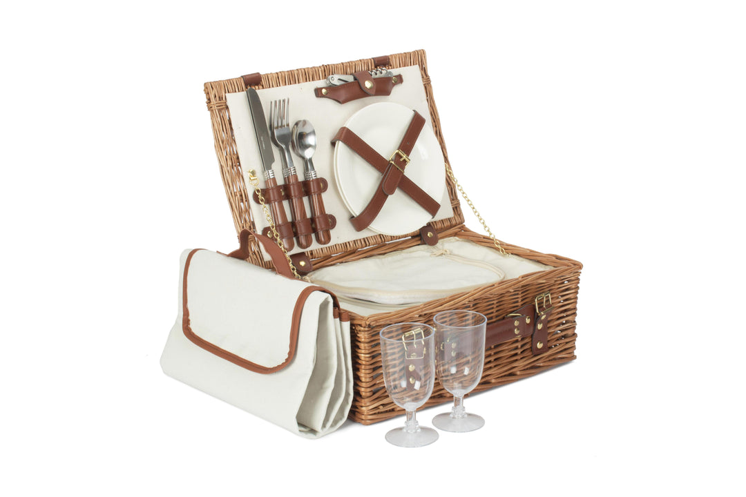 2 Person Classic Fitted Hamper Basket
