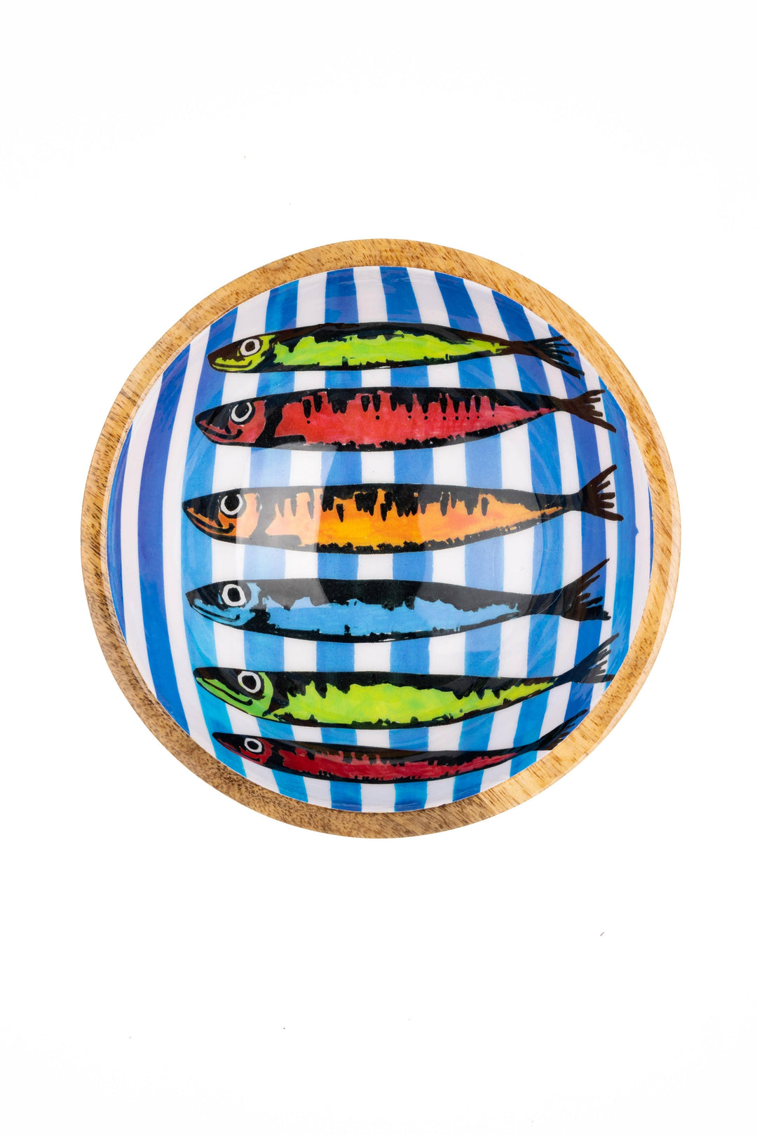 Rainbow Sardine Blue Dip Bowl
