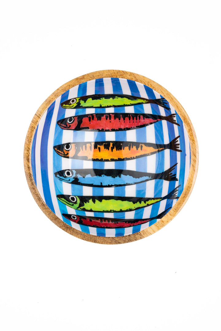 Rainbow Sardine Blue Dip Bowl