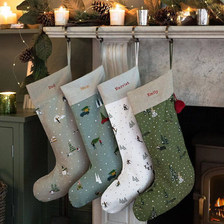 Festive Forest Christmas Stocking