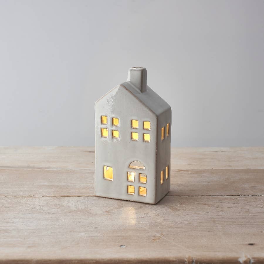 Ceramic LED House Decoration – 17cm