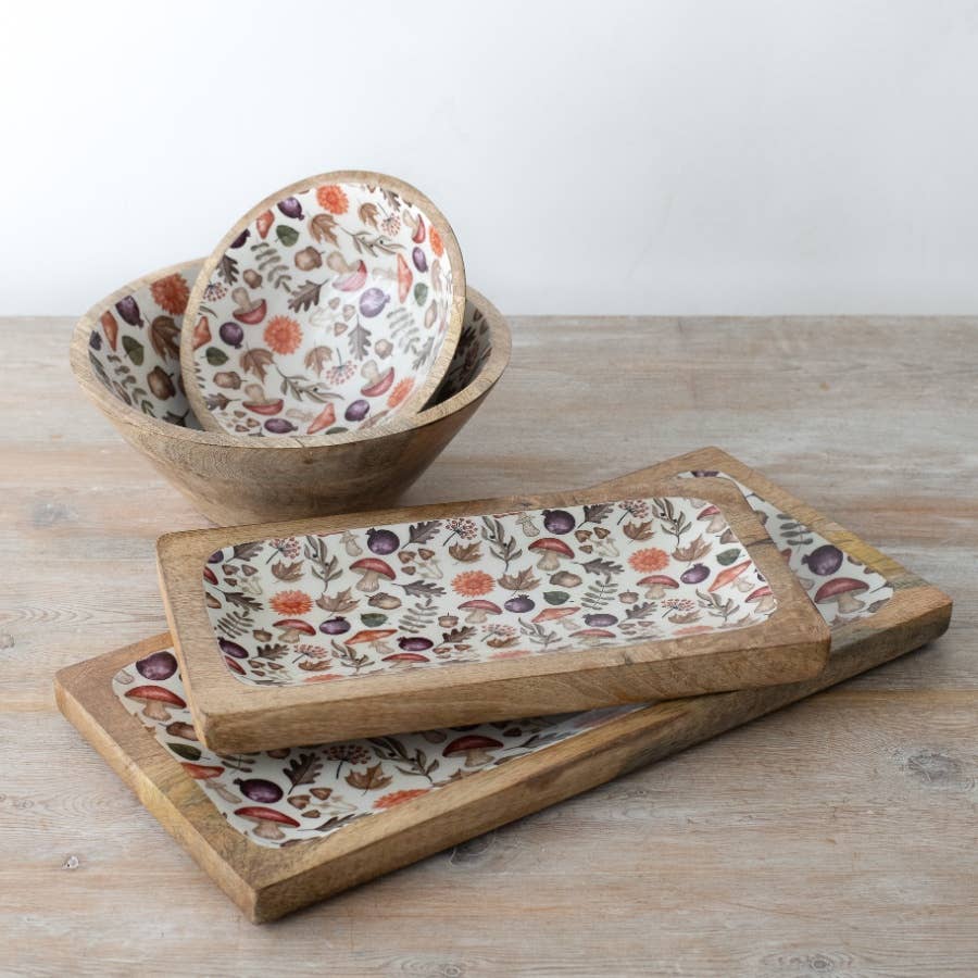 Mushroom Serving Tray – 30cm