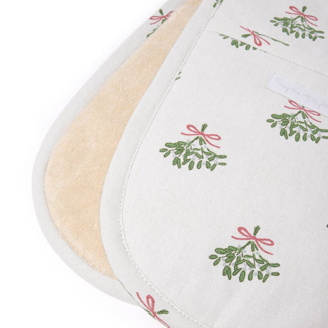 Mistletoe Double Oven Glove