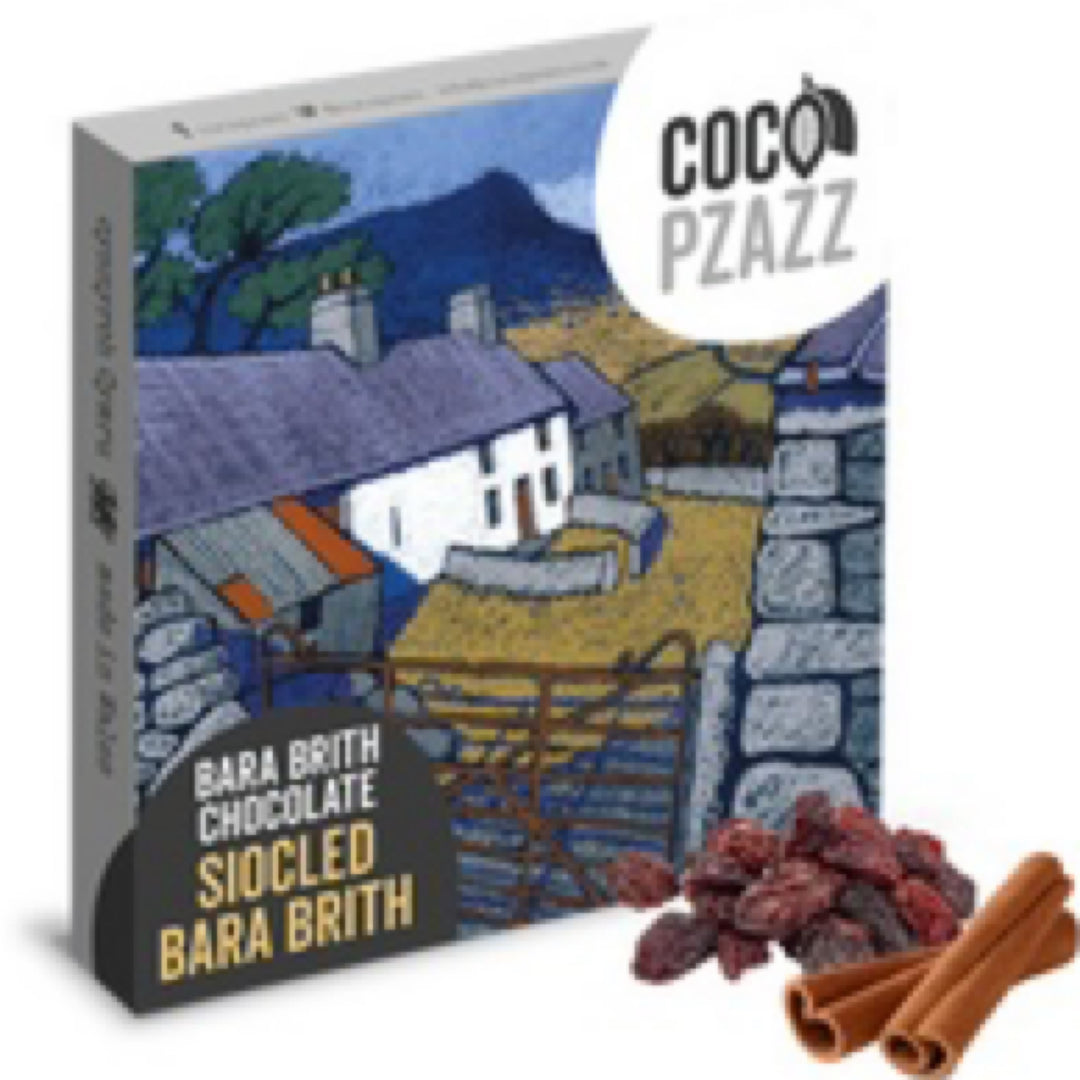 Bara Brith Milk Chocolate | Coco Pzazz | Anglesey Hamper Co.