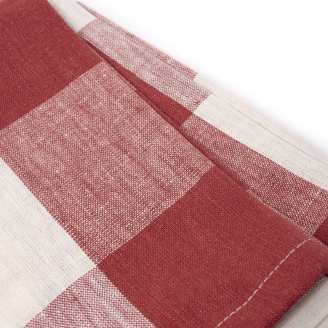 Rustic Red Gingham Napkins (Set of 4)