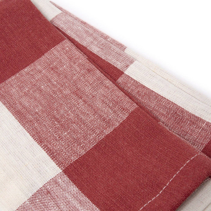 Rustic Red Gingham Napkins (Set of 4)