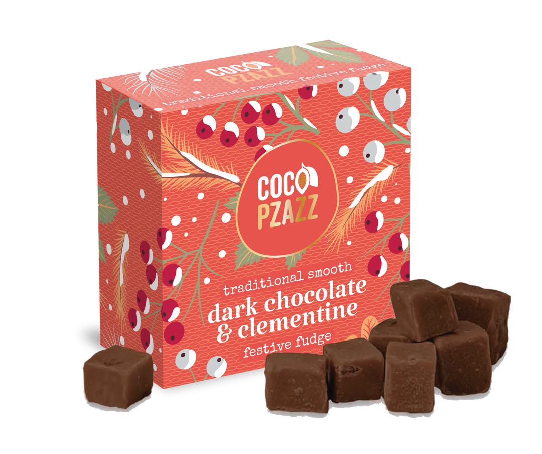 Dark Chocolate & Clementine Fudge | Coco Pzazz