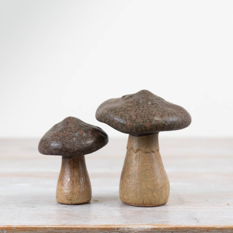 Rustic Mushroom Decoration – 10cm