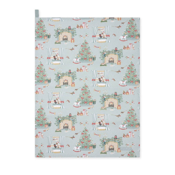 Cosy Christmas Tea Towel