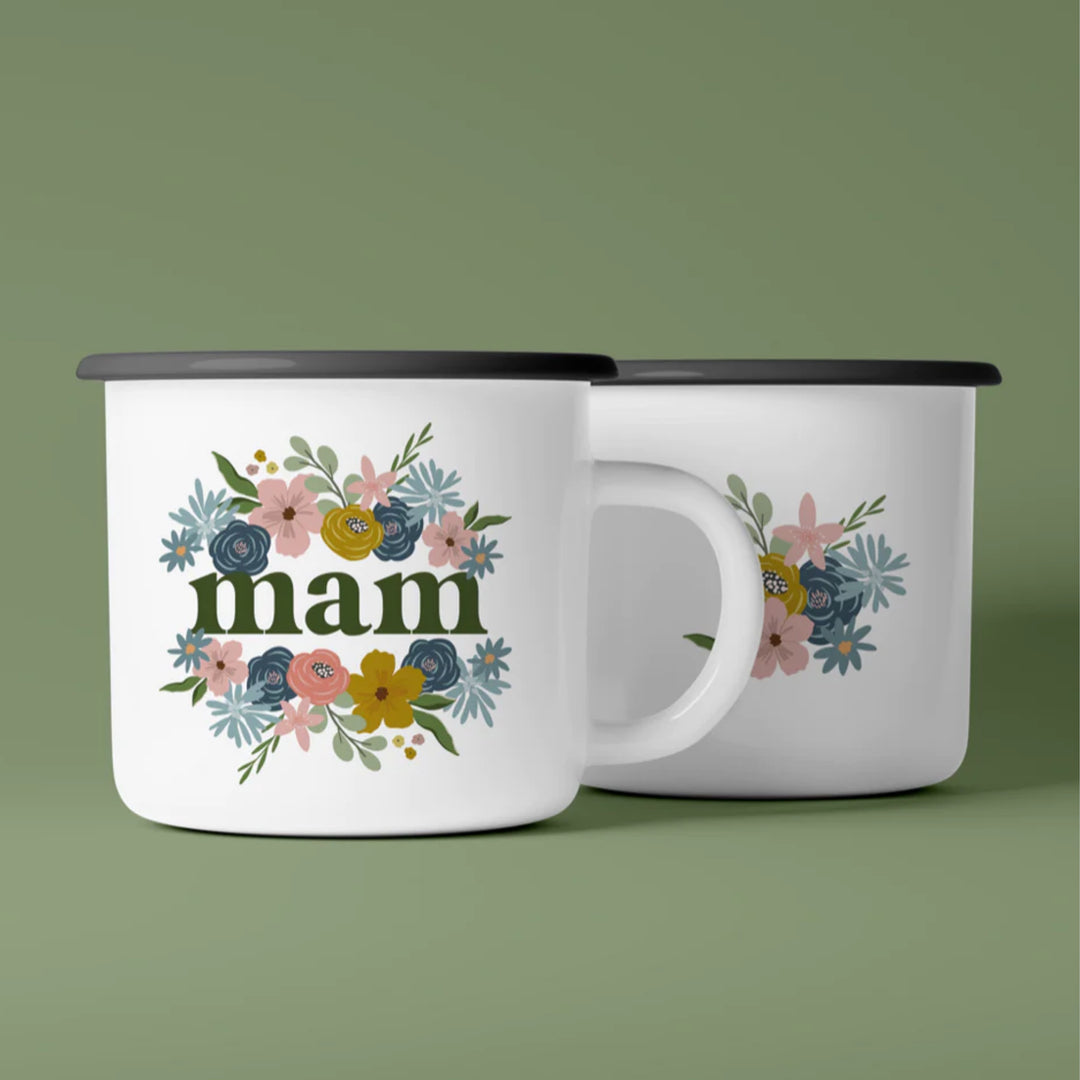 Mam Posie Ceramic Mug – 8oz | Max Rocks | Anglesey Hamper Co.