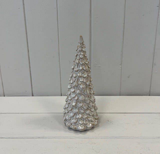 Medium Glazed Ceramic Layered Christmas Tree