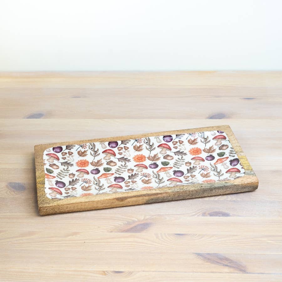 Mushroom Design Serving Tray – 40cm