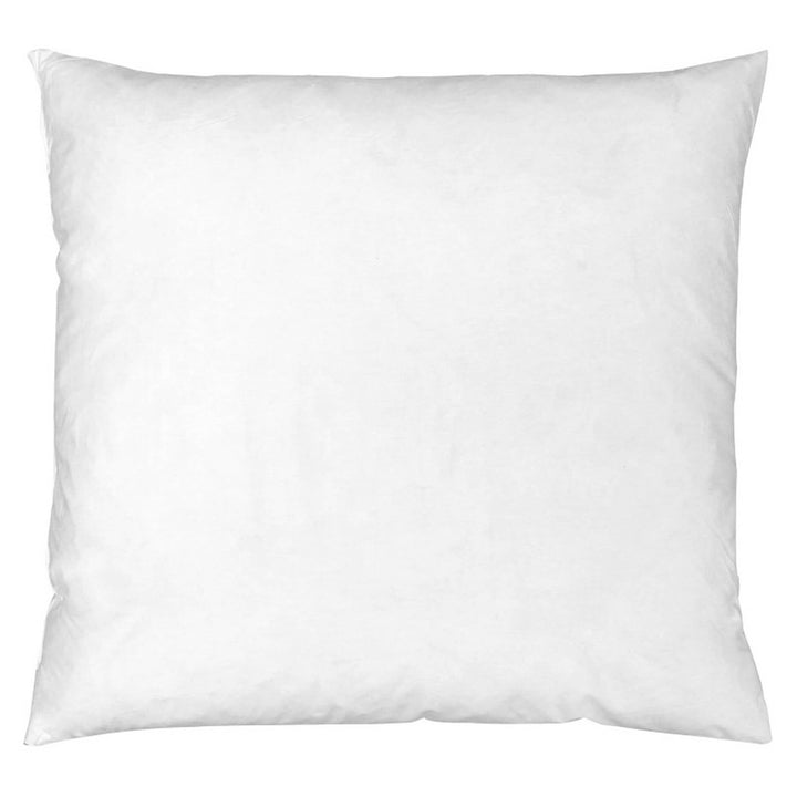 Duck Feather Cushion Pad/Inner White: White, Feather Filled, 30 x 50cm