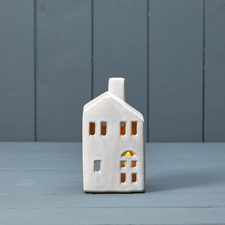 Ceramic House Tealight Holder – 13.4cm
