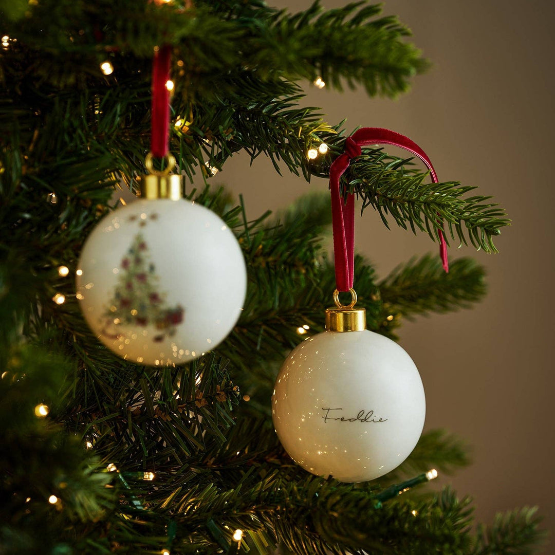 Christmas Tree China Bauble