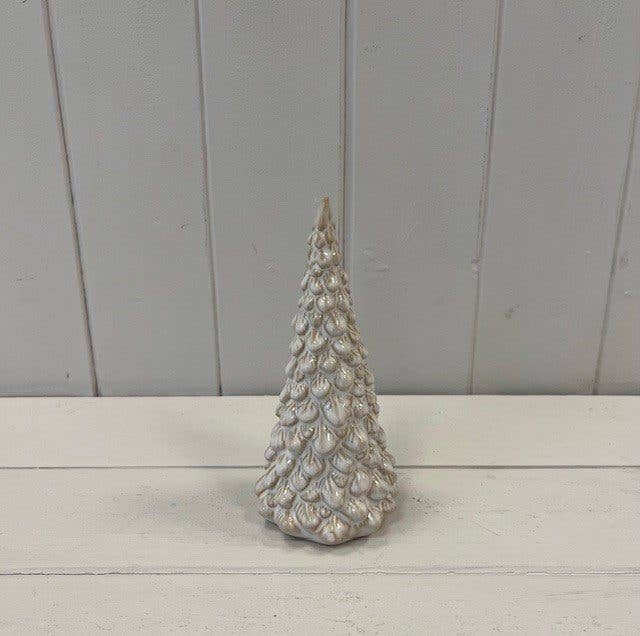 Small Glazed Ceramic Layered Christmas Tree