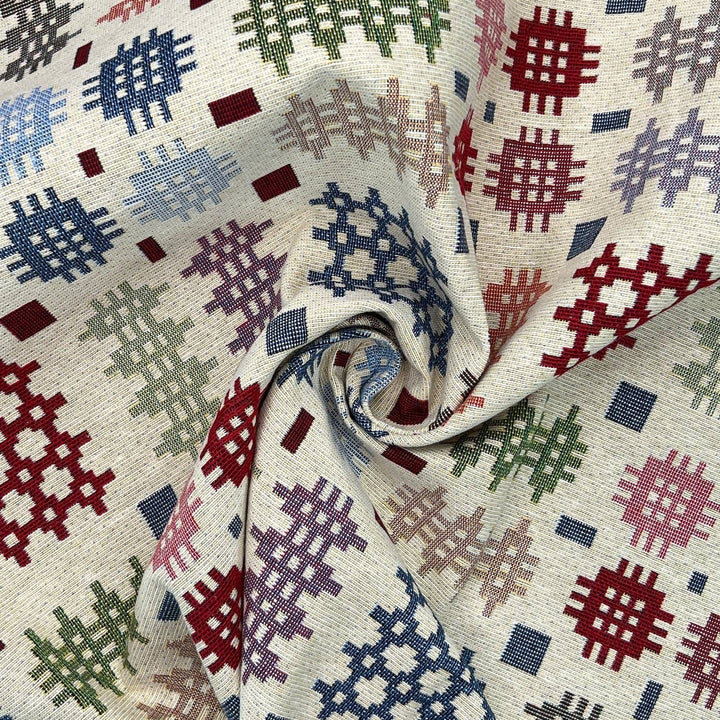 Welsh Blanket Tapestry Cotton Lavender Bag | Sweet Williams Handmade | Anglesey Hamper Co.