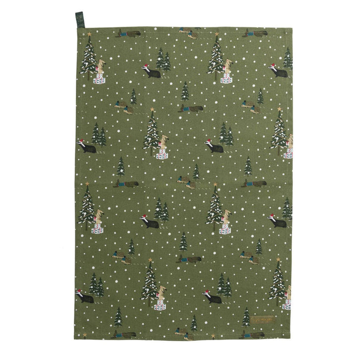 Festive Forest Tea Towel (Set of 2)