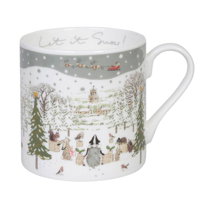 Festive Forest Mug 275ml – Fine Bone China