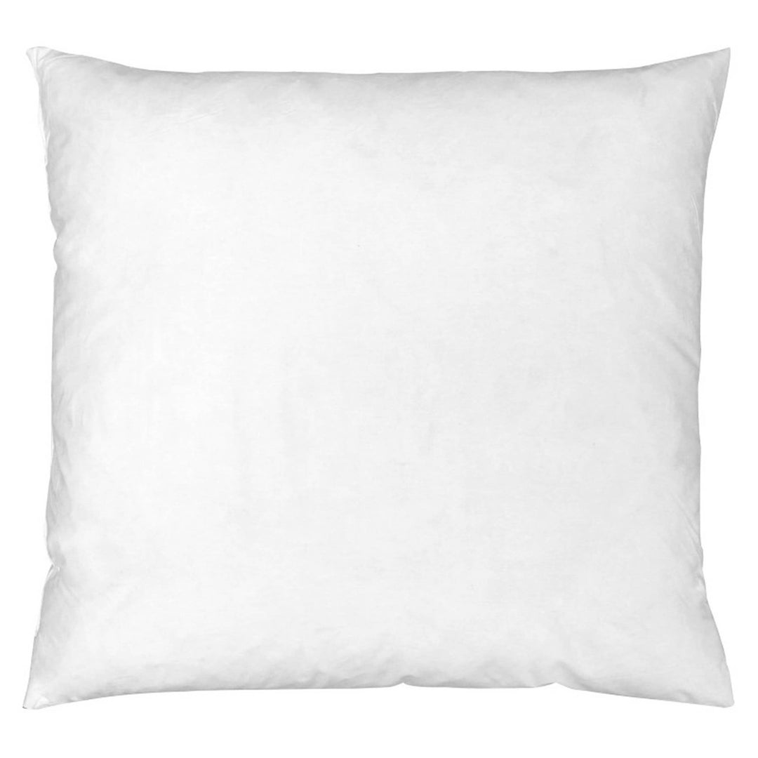 Duck Feather Cushion Pad/Inner White: White, Feather Filled, 50 x 50cm