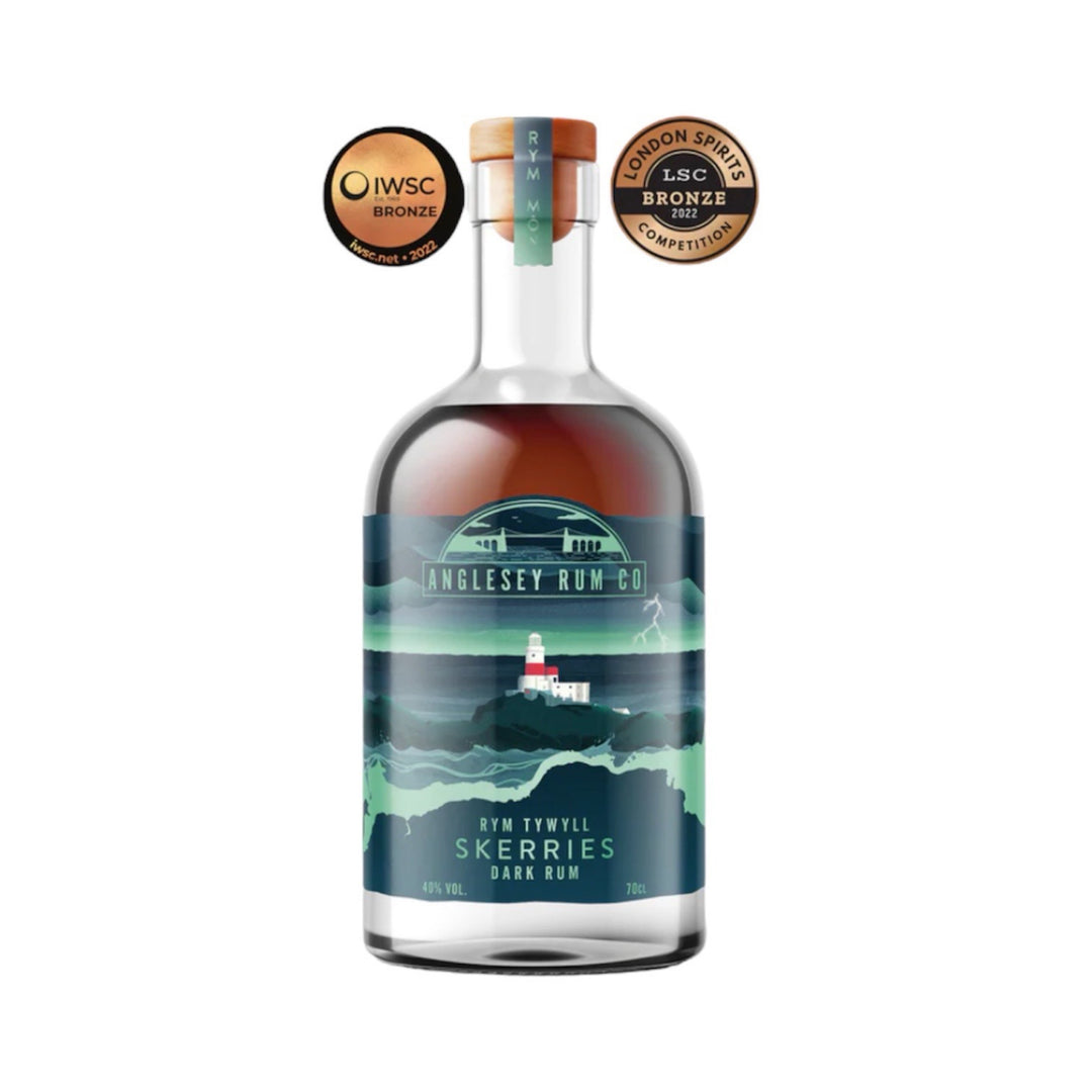 Skerries Dark Rum 70cl | Anglesey Rum Co.
